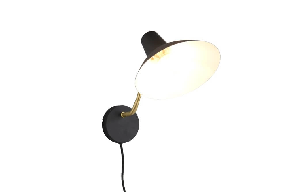 Read wall lamp Traveller black Trio 4017807613759