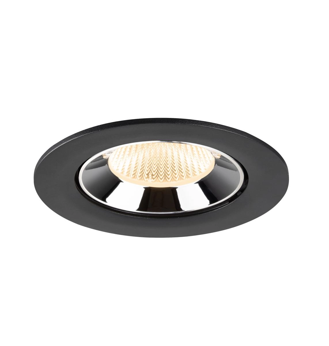Recessed spotlight Numinos Gimble L black/chrome 2700K - 40deg SLV 4024163310468