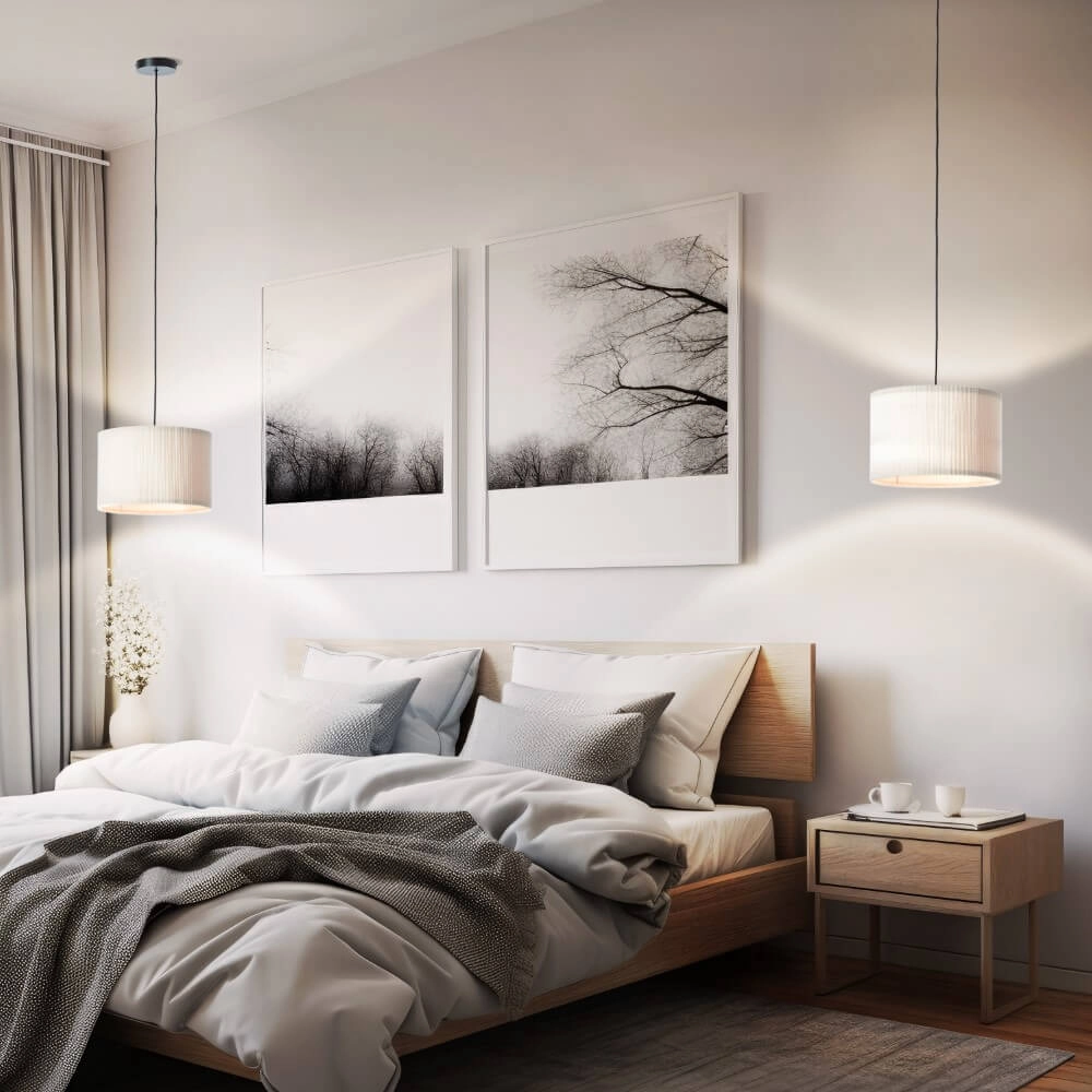 Design pendant lamp Tony cream Ø 35cm Brilliant 4004353446290