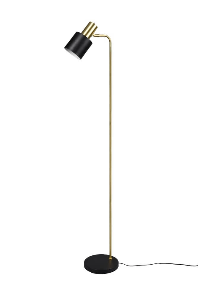 Design reading lamp Adam Black with gold