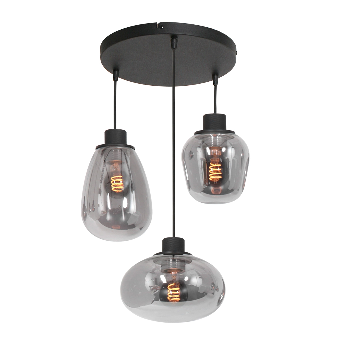 Vide hanging lamp Reflexion with glass Steinhauer 8712746135596