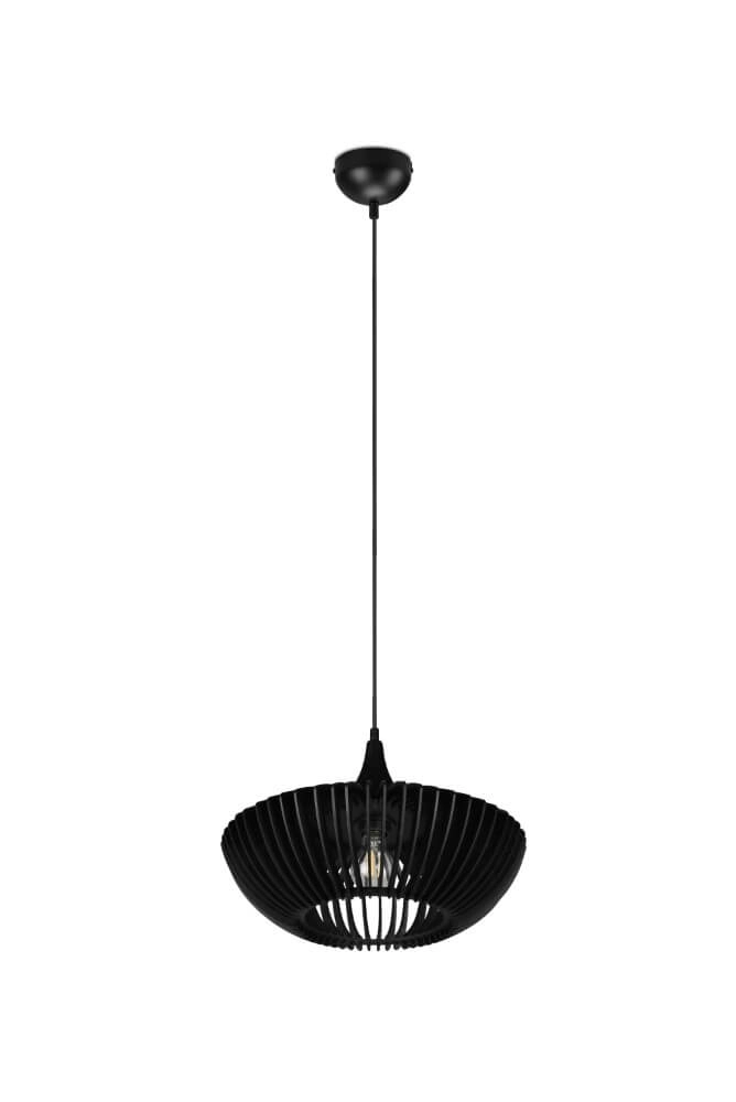Modern black pendant lamp Colino Ø 40cm Trio 4017807540246