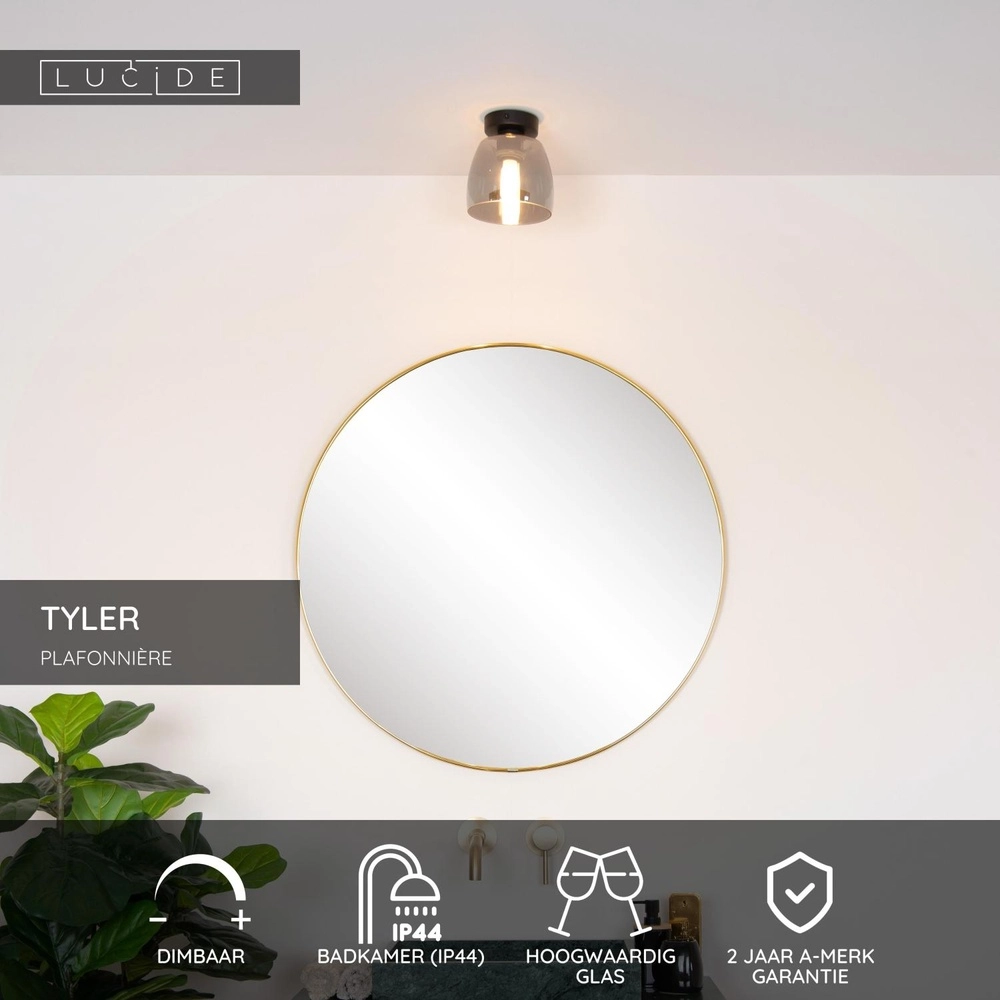 Ceiling lamp Tyler Black Lucide 5411212302625