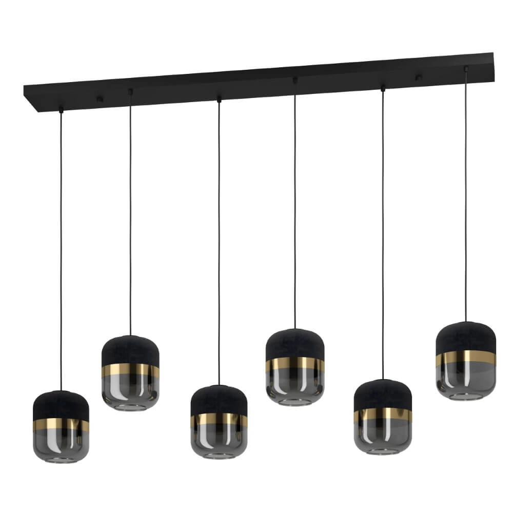 Chic dining table lamp Sinsiga 5-light
