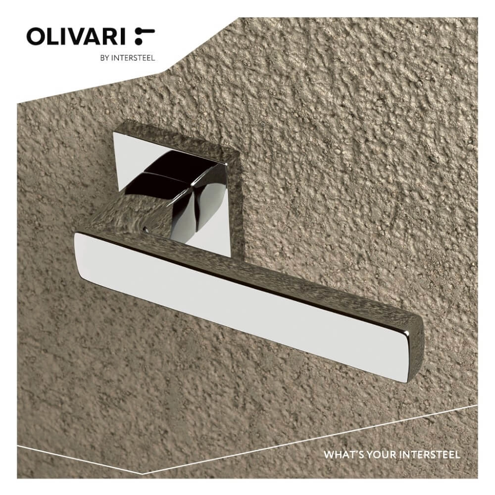 Design door handle Planet Q chromium Olivari 8714186477359