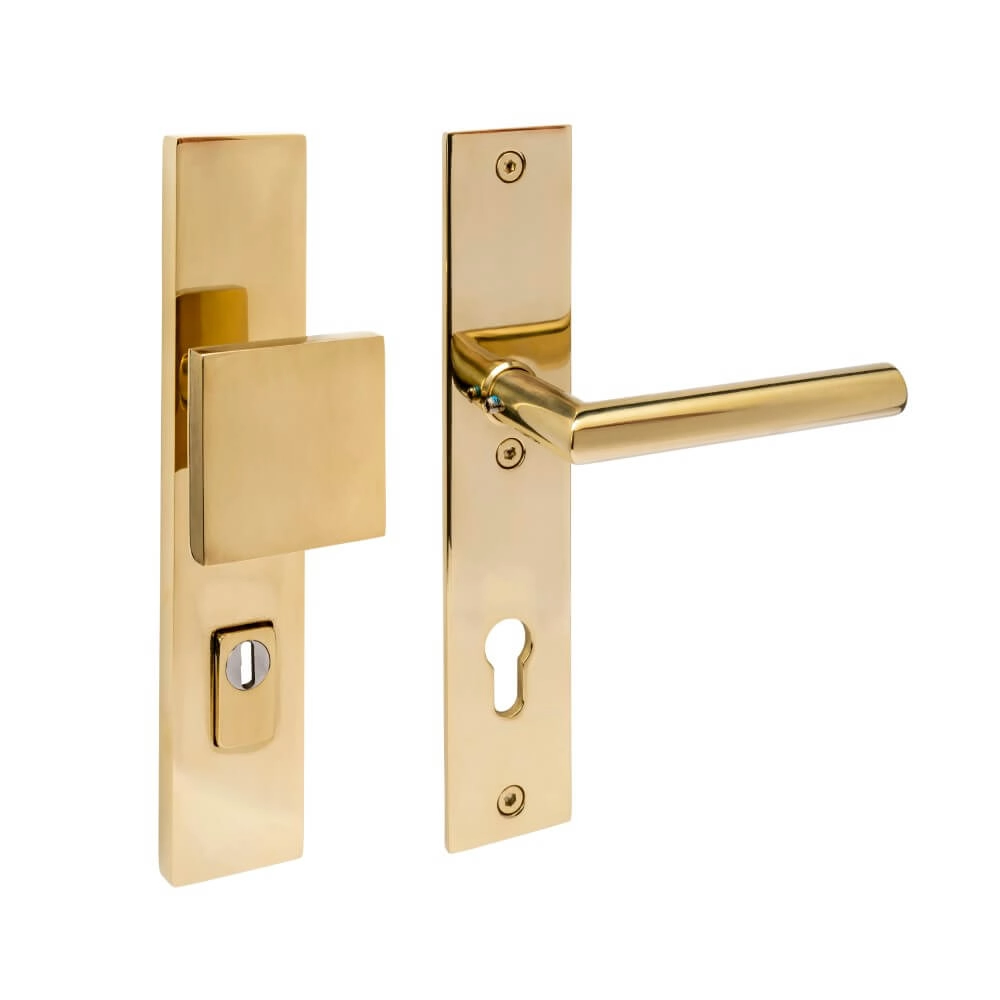 Front door fittings Jura PC 92mm brass