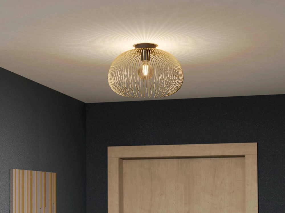 Golden ceiling lamp Venezuela Ø 38.5cm Eglo 9008606242771
