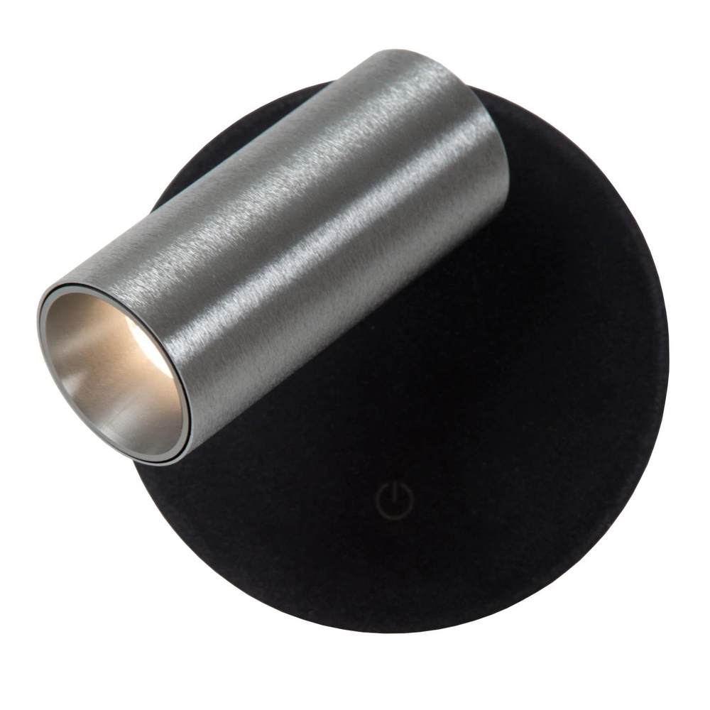 Rechargeable wall lamp Toni magnetic metallic grey Lucide 5411212290533