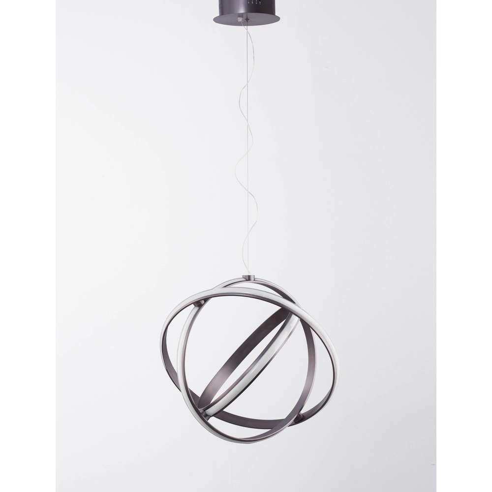 Pendant lamp Pertone S Ø 50cm black with purple glow Lyora 5212017419699