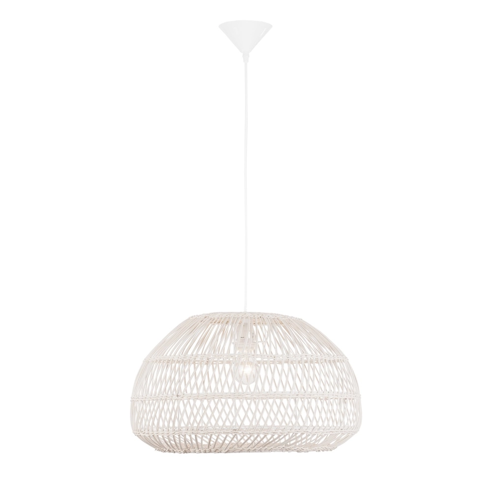 White pendant lamp Melody Ø 50.5cm Lyora 5212017416605