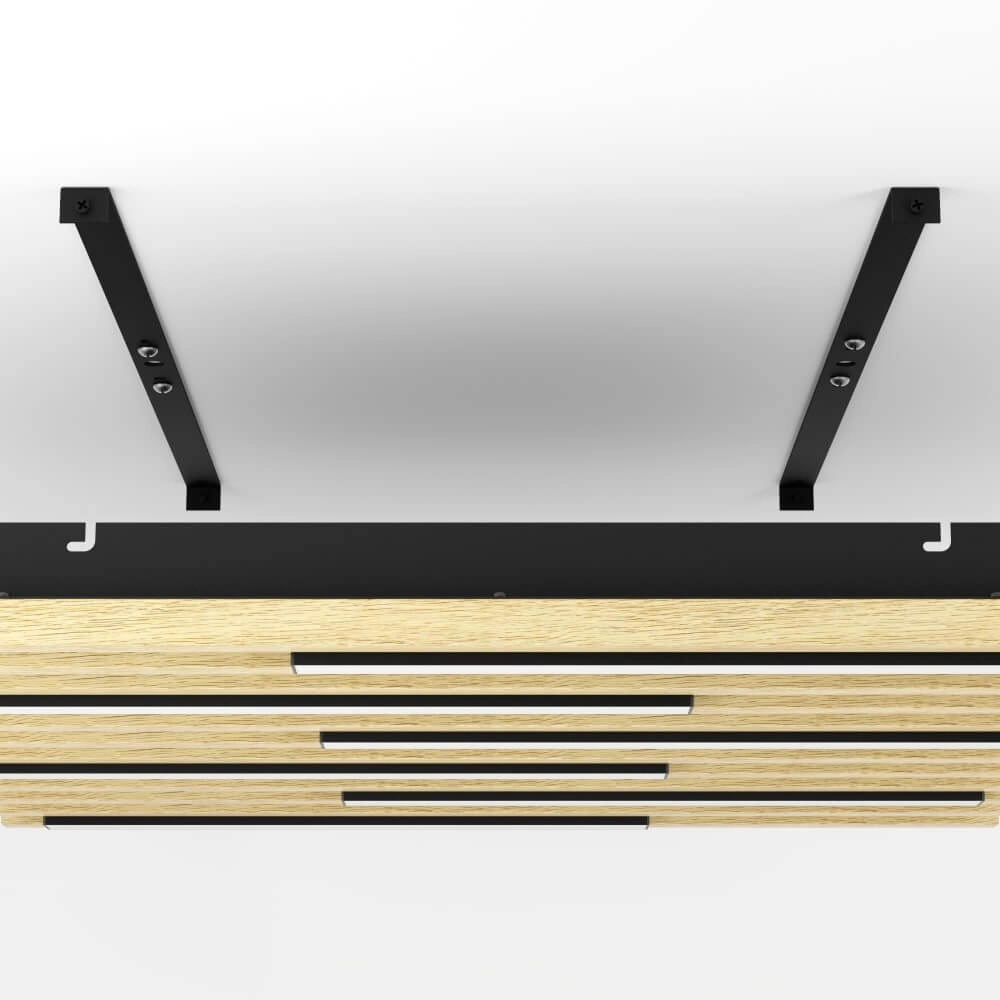 Wooden LED ceiling light Marreira 58cm Stars of Light 9002759398989