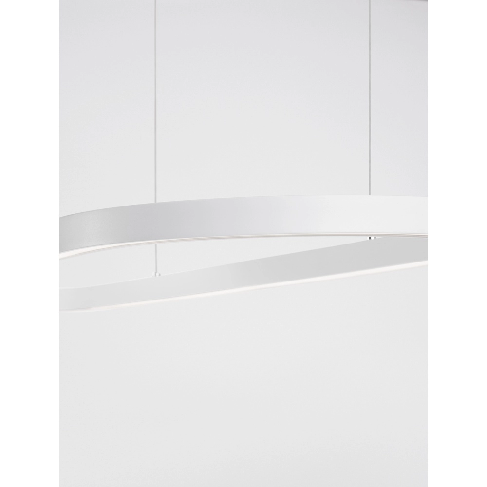 Oval pendant lamp Cuppe white Lyora 5212017438508