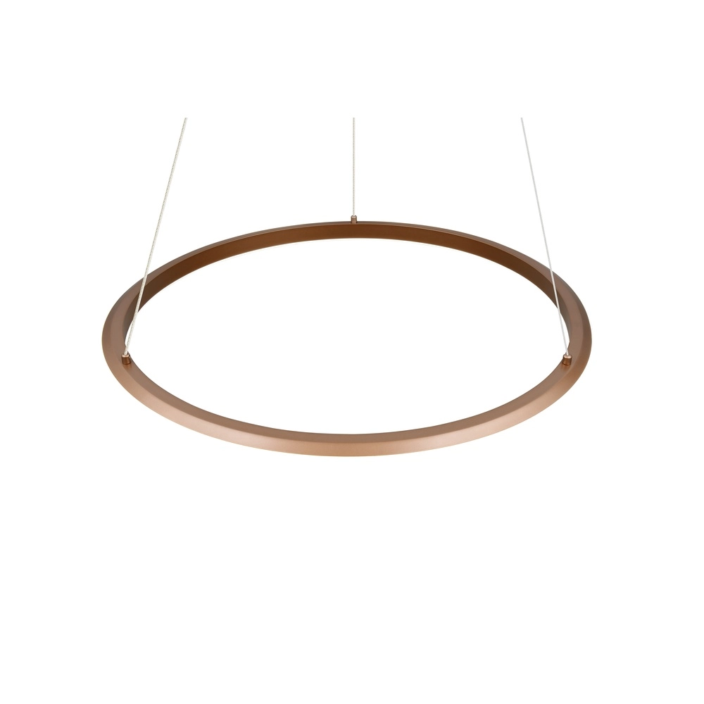 Pendant lamp Amador mocha brown Ø 75cm Trio 4017807664188