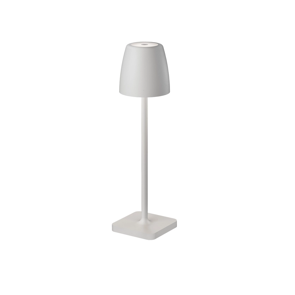 Table lamp Colt white rechargeable