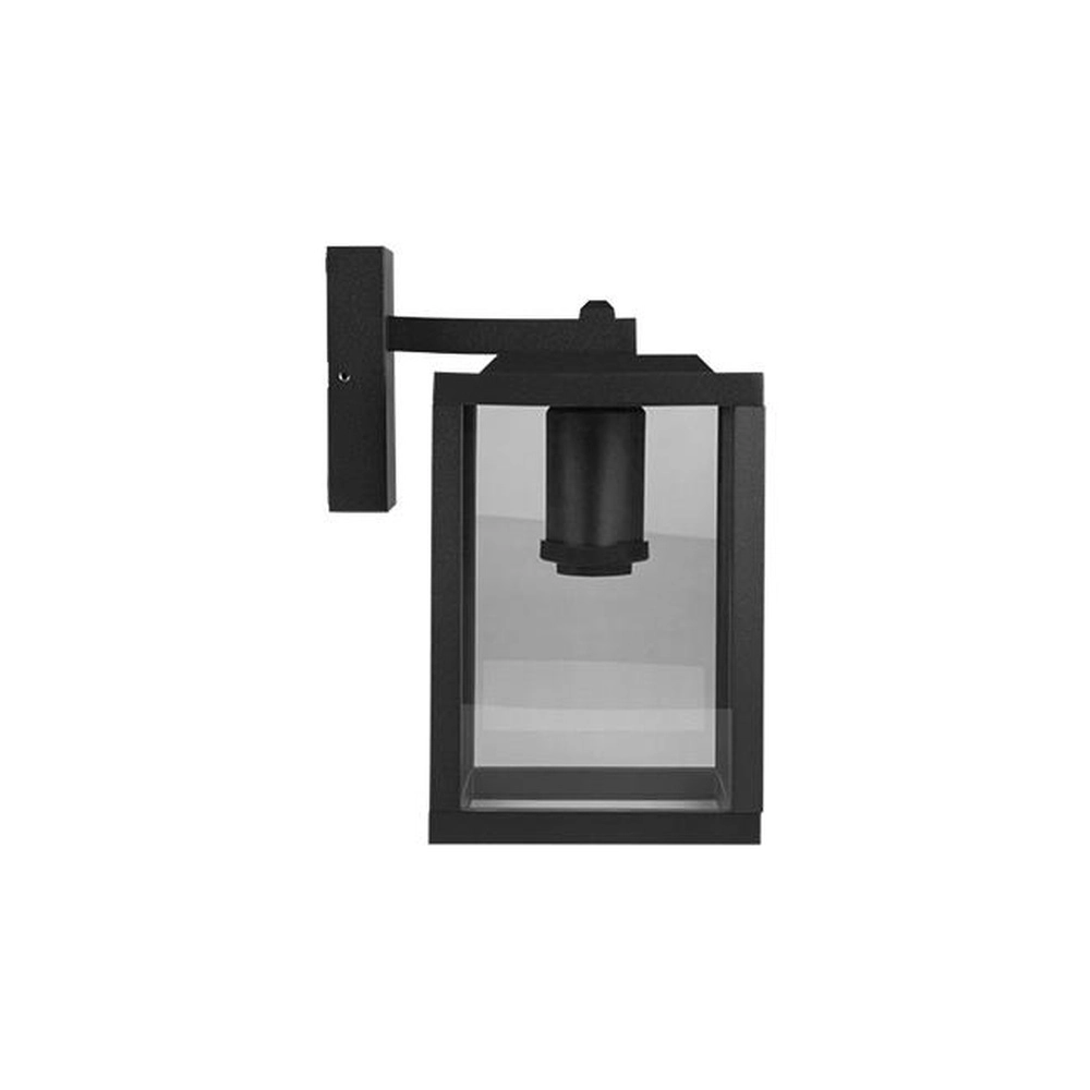 Black outdoor lamp Lidio with glass Lyora 5904703009795