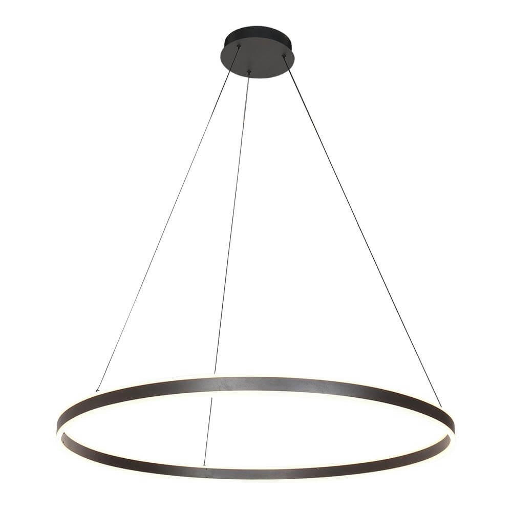 Design pendant lamp Ringlux black Ø 100cm