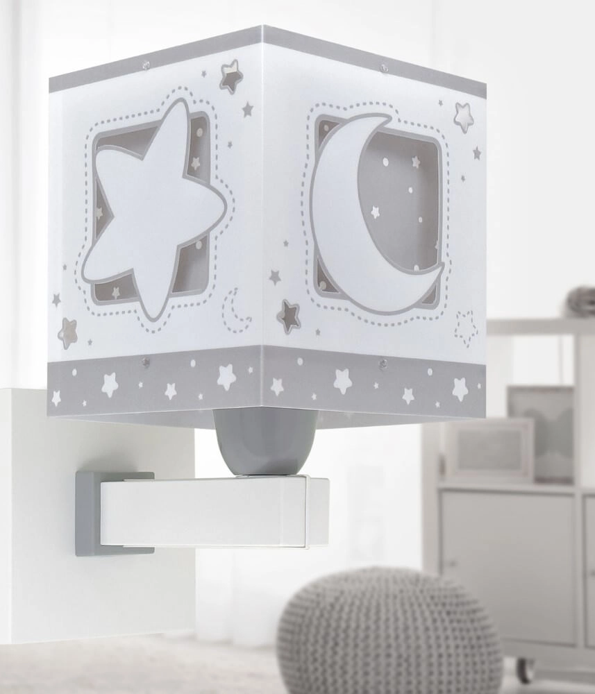 Gray wall lamp Moonlight for children's room Dalber 8420406632391
