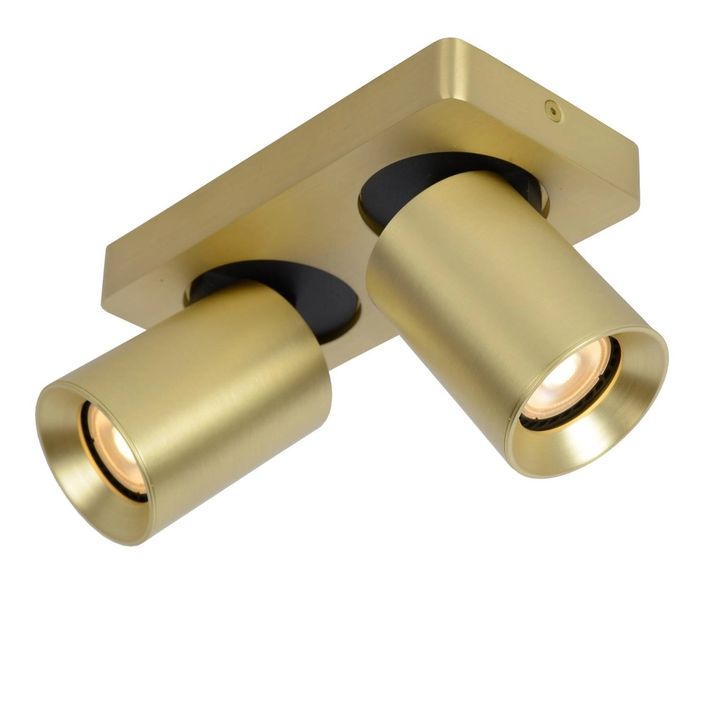 Ceiling spotlight Nigel 2-light gold Lucide 5411212092977
