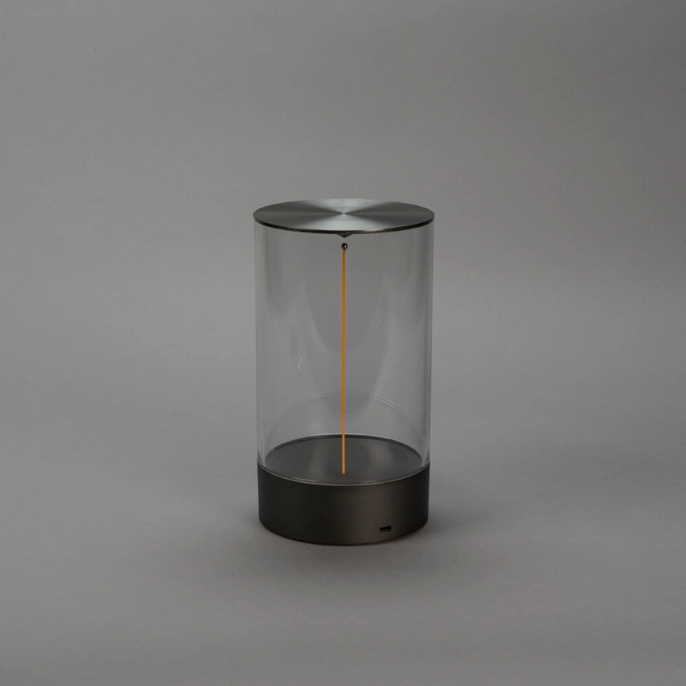 Rechargeable lamp Edison M anthracite