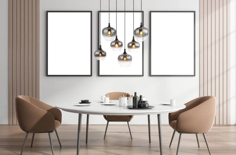 Straight pendant lamp Maxy 6-light Globo 9007371435401