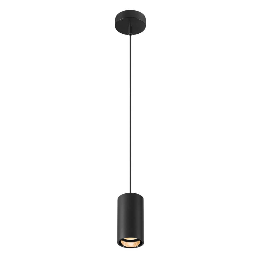 Pendant Pendant Lamp Asto Tube black 1x GU10 SLV 4024163266093