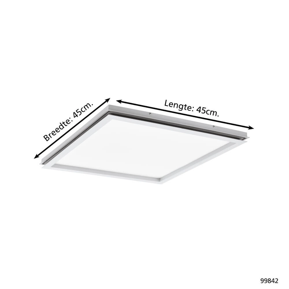 LED ceiling light Lazaras square 45cm Eglo 9002759998424