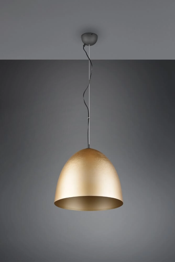 Golden pendant lamp Tilda Ø 40cm Trio 4017807522372
