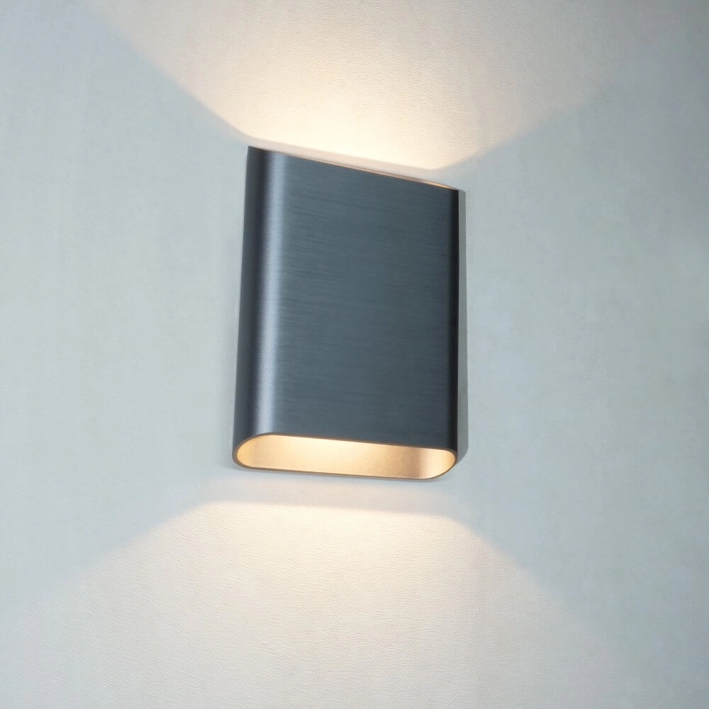 Wall lamp Diaz L Gun metal