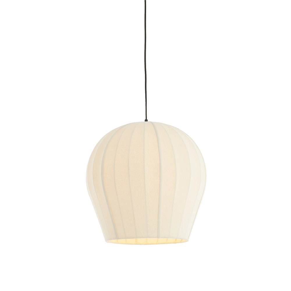 Bouclé pendant lamp Zagori Ø 44cm - cream Light & Living 8717807793074
