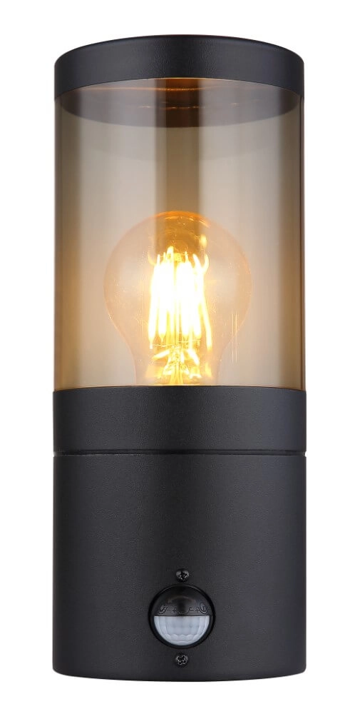 Black outdoor lamp Xeloo with sensor Globo 9007371432288