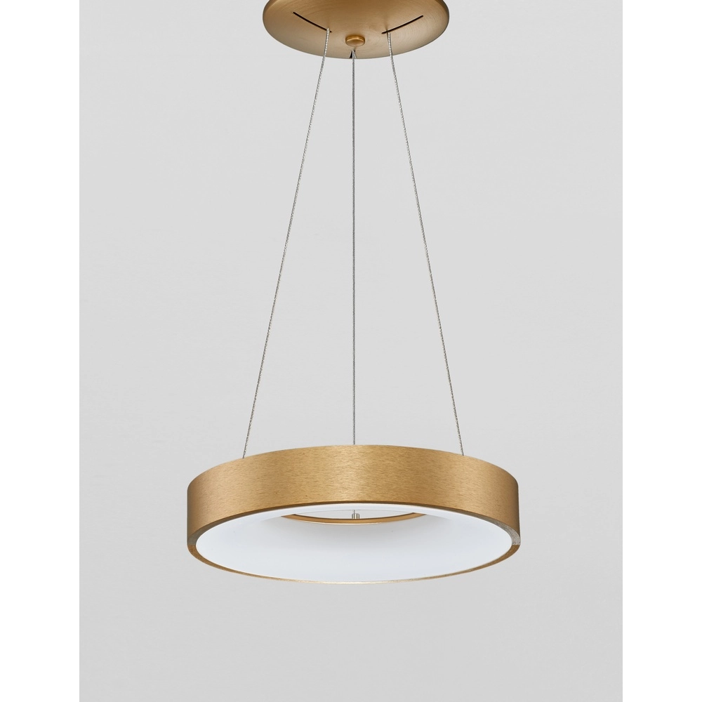 Pendant lamp Rando Thin gold Ø 38cm Lyora 5212017420169