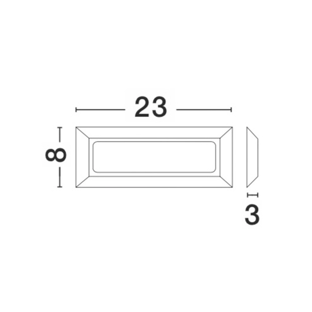 Sleek wall lamp Pulsar 4W Grey Lyora 5212017413055