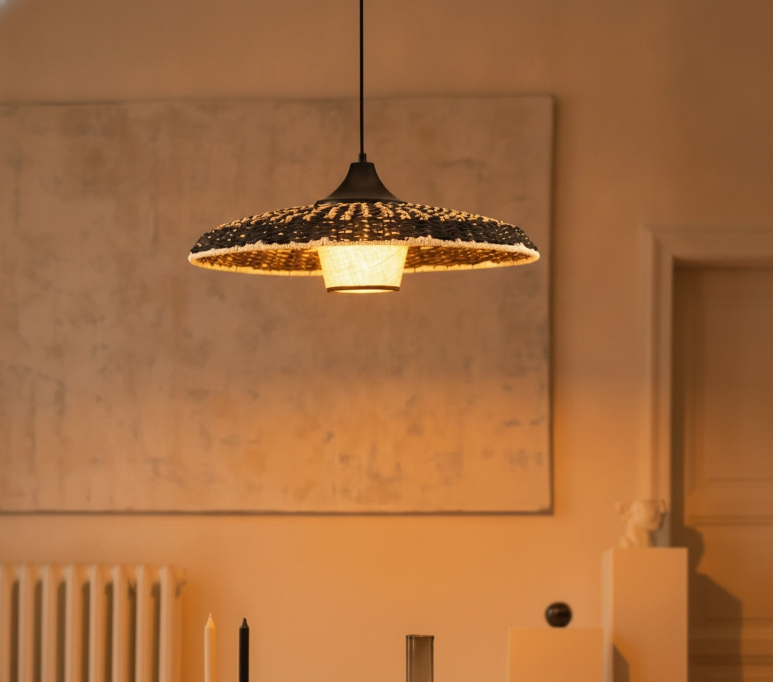 Pendant lamp Capa black