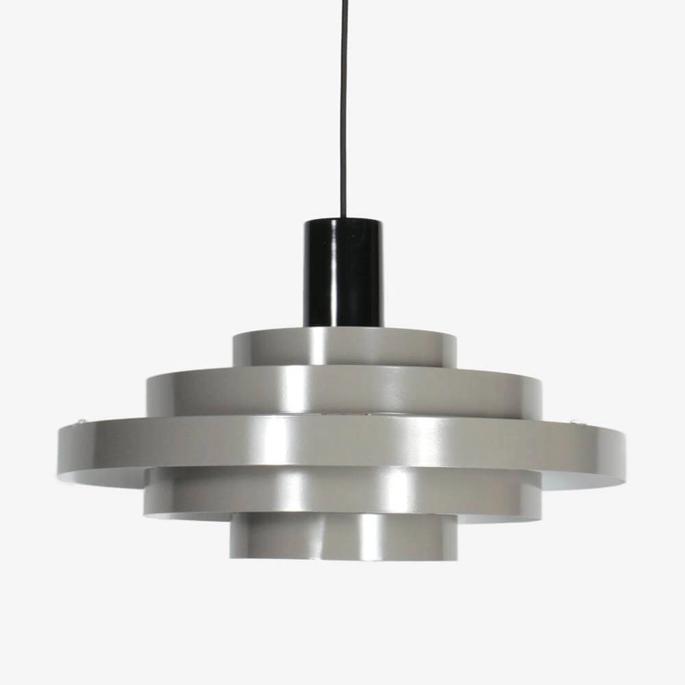 Design pendant lamp Halo Cirque grey Ø 50cm Steinhauer 8712746178319