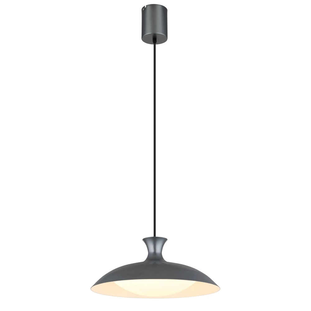 Grey pendant lamp Rocha design Ø 40cm Globo 9007371533985