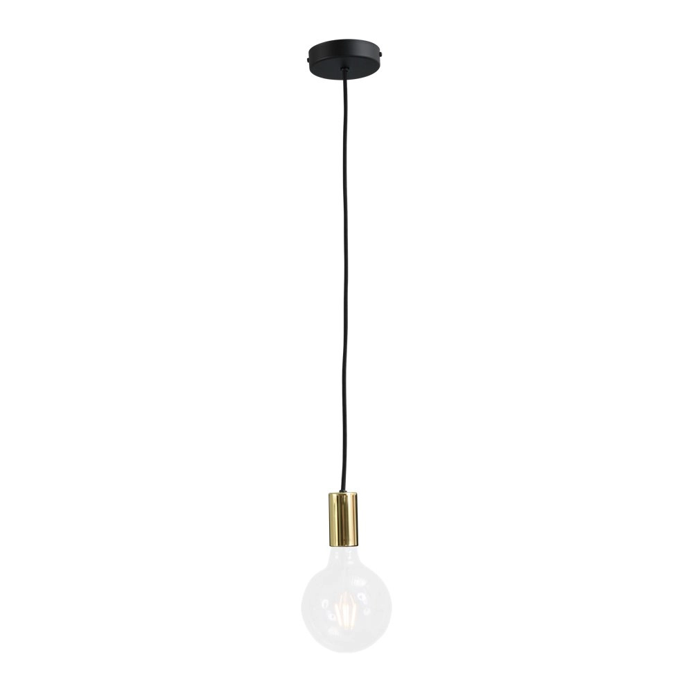 Pendant lamp Concepto pendant black with gold Masterlight 8718121142302