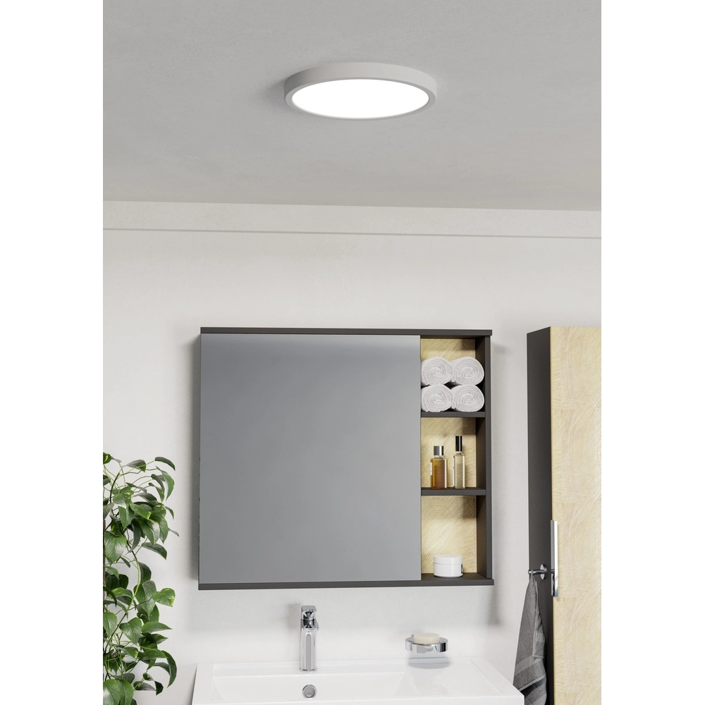 Ceiling light IP44 Fueva 6 round - white - Ø 27,8cm Eglo 9008606330386