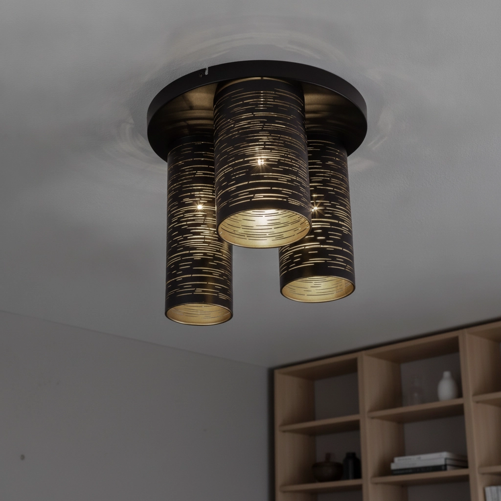 Ceiling lamp Zane black