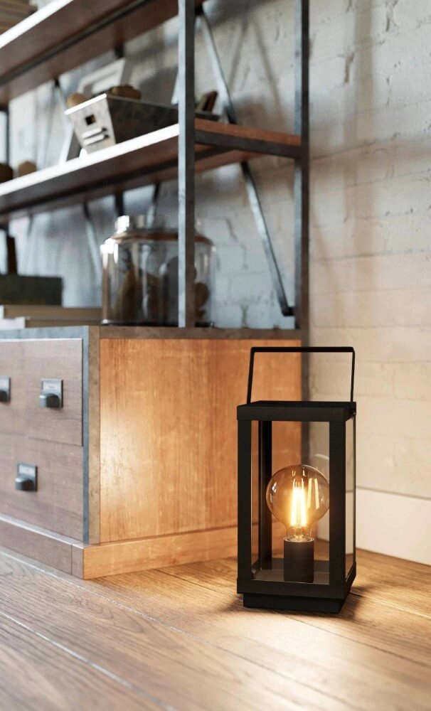 Black table lamp Bradford 1 Eglo 9002759436230