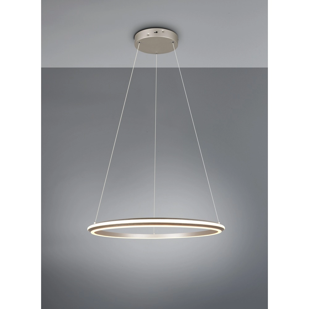 Pendant lamp Amador nickel Ø 75cm Trio 4017807656701