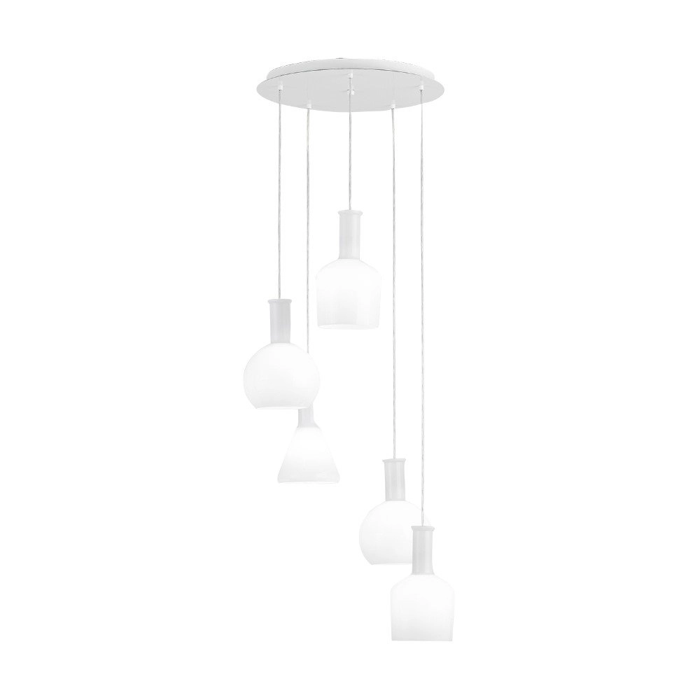 White hanging lamp Pascoa 5-light Stars of Light 9002759391430