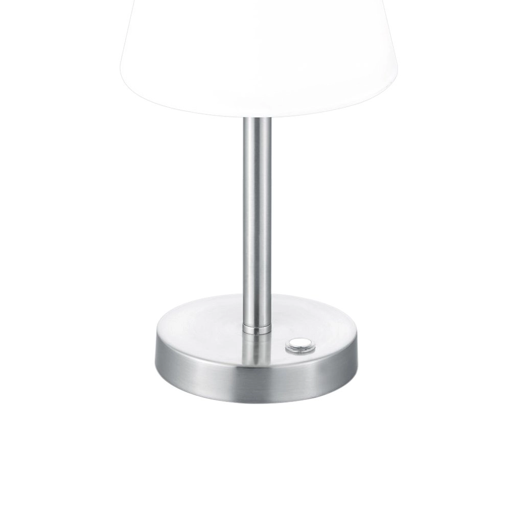 LED table lamp shade Emerald Stainless steel with white Trio 4017807371727