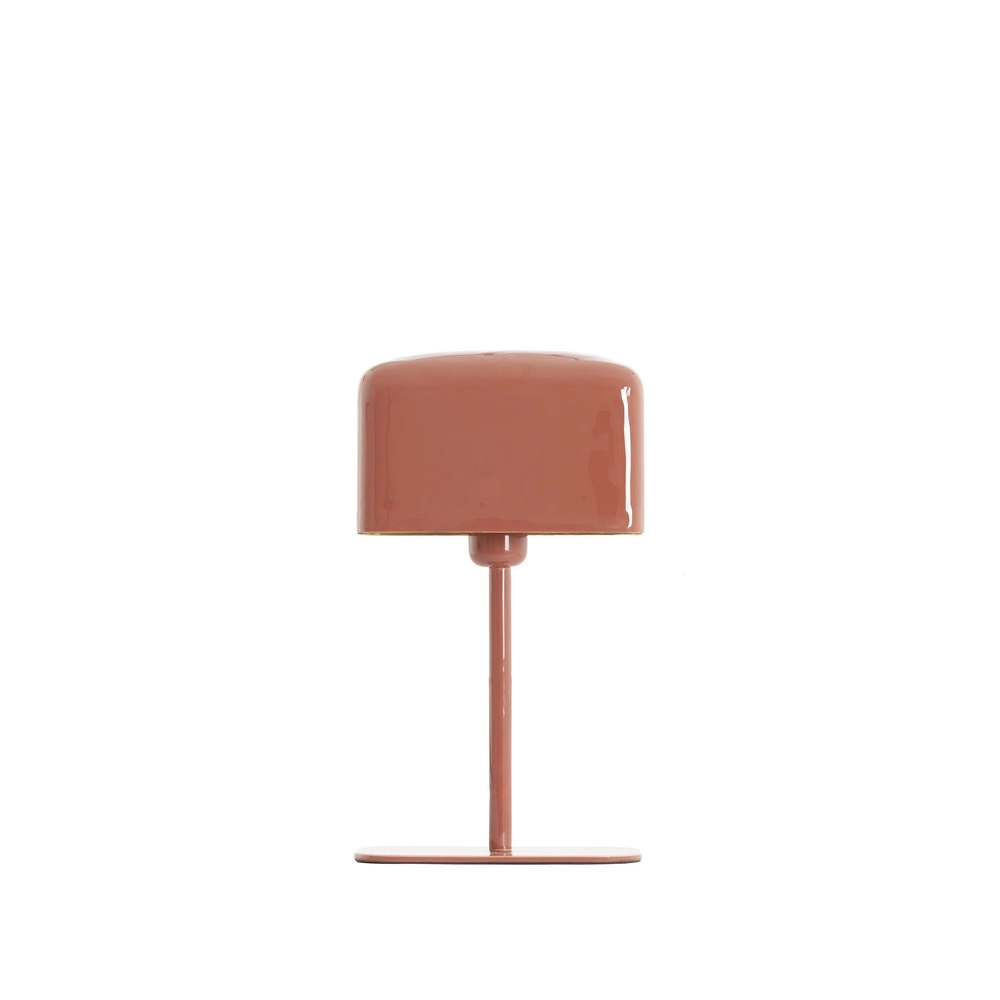 Bedside Lamp Elenie 20x10cm - gloss dark coral