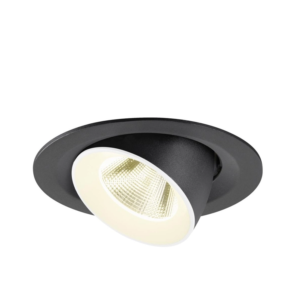 Recessed spotlight Numinos Gimble M black/white 4000K - 20deg SLV 4024163311762