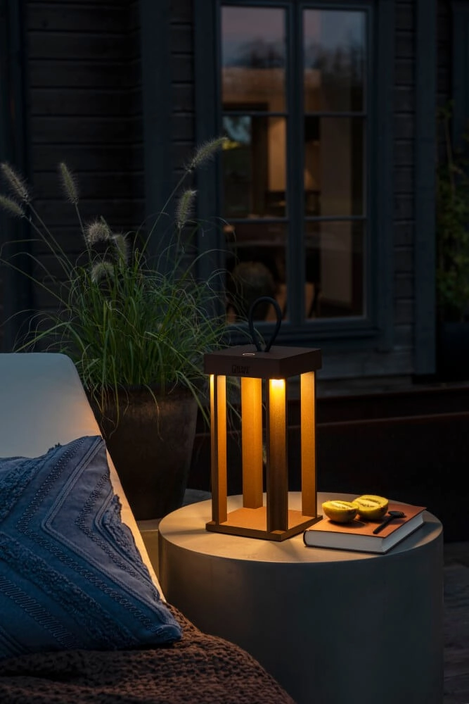 Rust brown table lamp Cannes KonstSmide 7318307819977