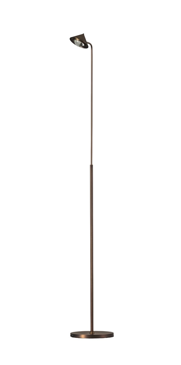 Dimmable LED reading lamp Pico bronze