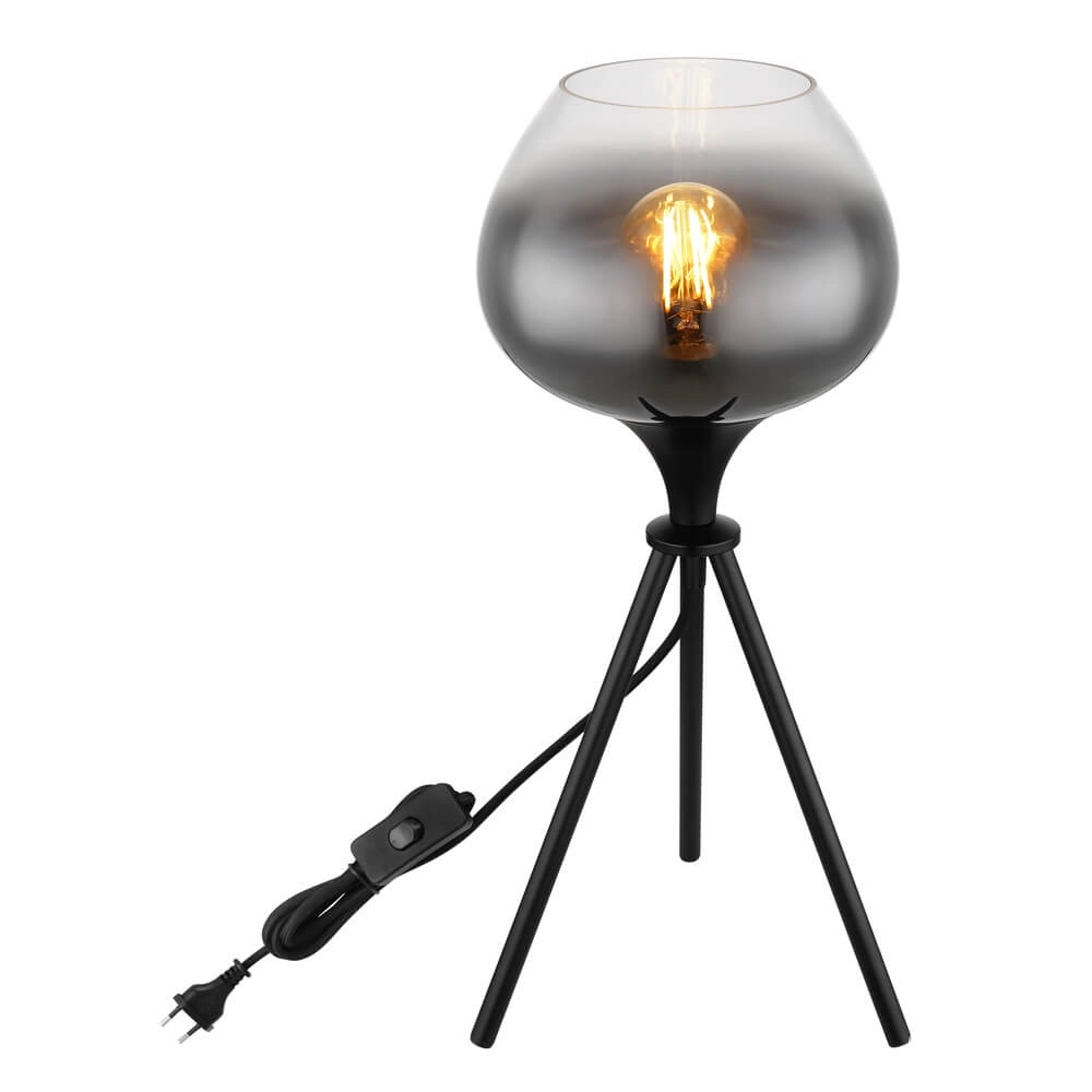 Black table lamp Maxy Ø 24cm Globo 9007371444403