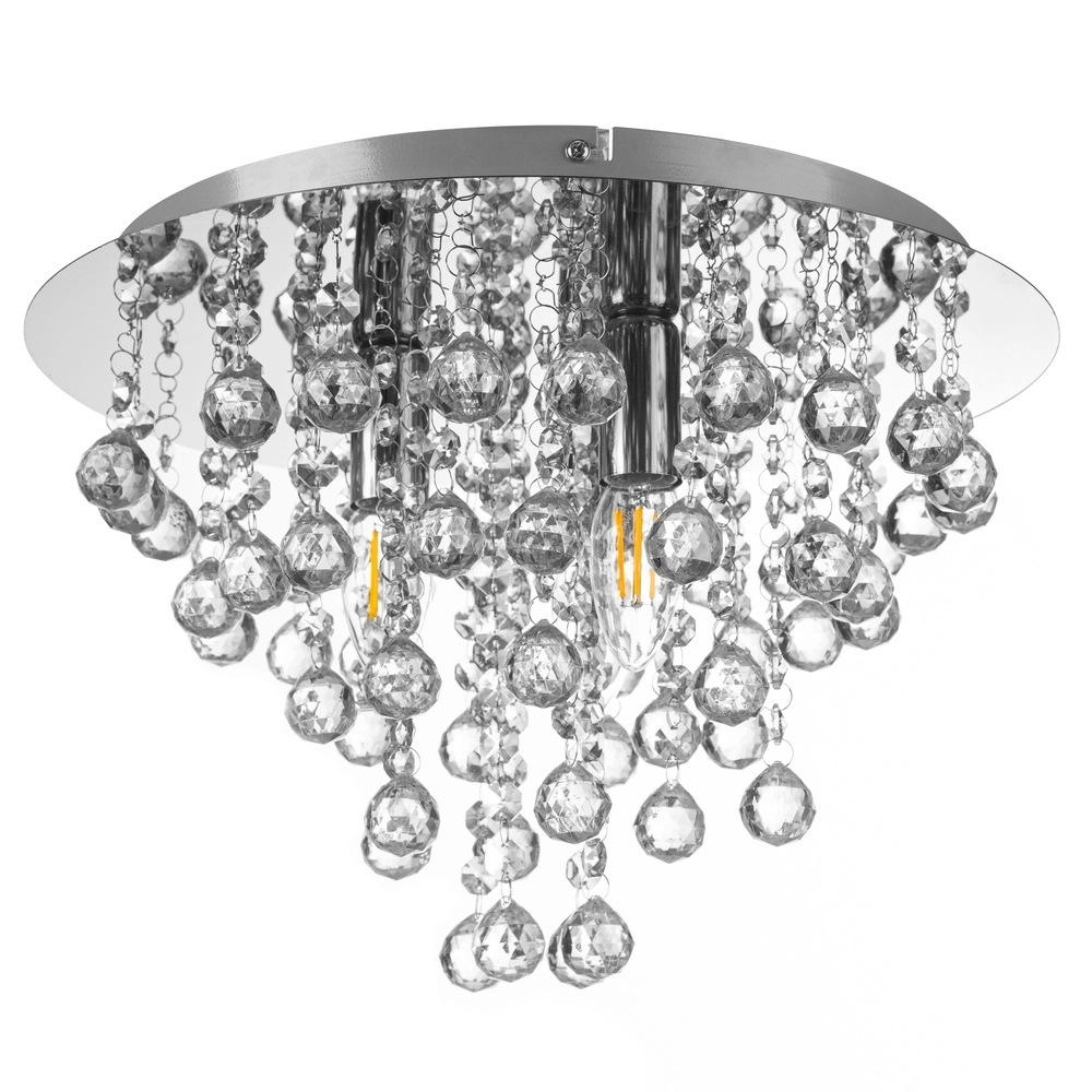 Ceiling chandelier London chrome Ø 38cm