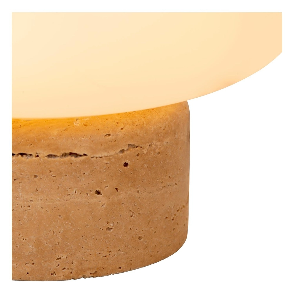 Japandi table lamp Anston Opal Lucide 5411212051615