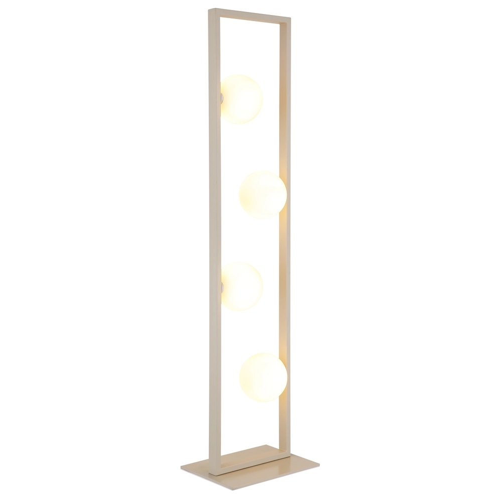 Design floor lamp Nanda sand brown